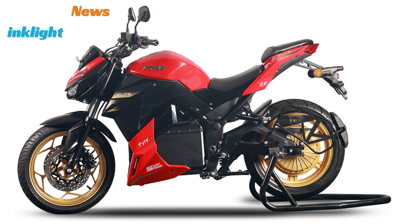 SVM Prana Electric Bike 2025 ब्लैक कलर में, 250km रेंज और प्रीमियम डिज़ाइन के साथ